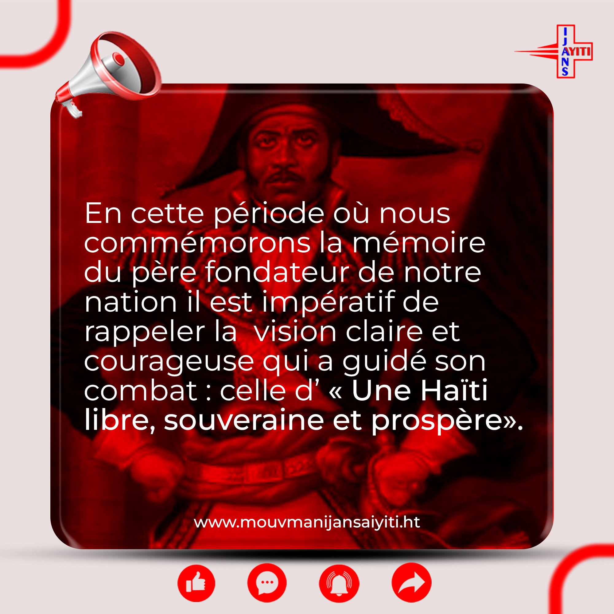 Read more about the article Honorons la Vision de Dessalines ; Refusons la Résilience, Exigeons le Changement !