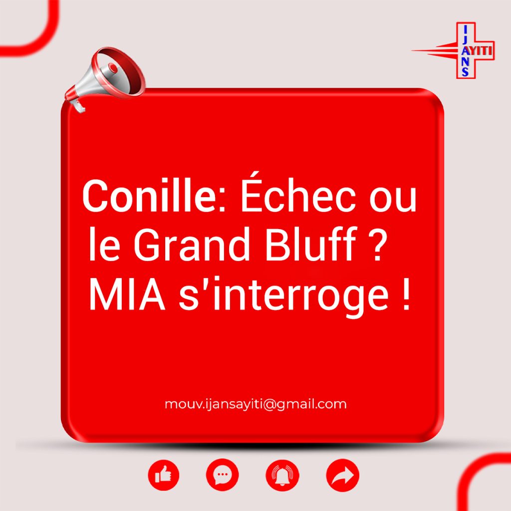 Conille :  Échec ou le Grand Bluff ?  MIA s’interroge !